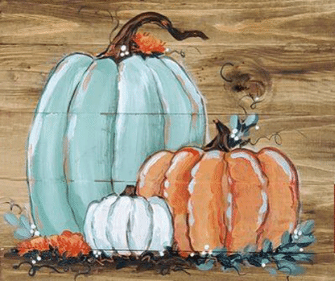 Rustic Pumpkin Trio